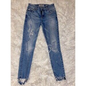 Lucky Brand Jeans Ava Skinny  Size 00 / 24 Women’s Blue Cone Denim
